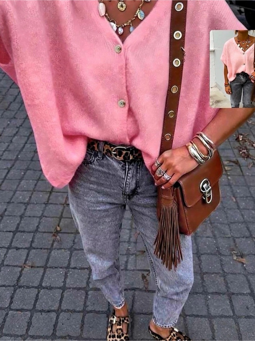 Pink Cardigan